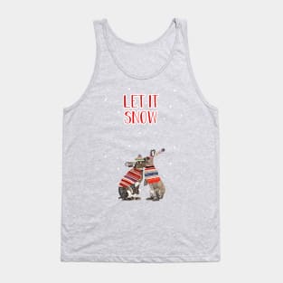 Let it snow bunnies Tank Top